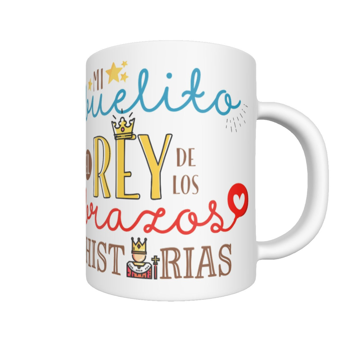 El Rey Abrazos y Historias Customize 15oz Coffee Mug