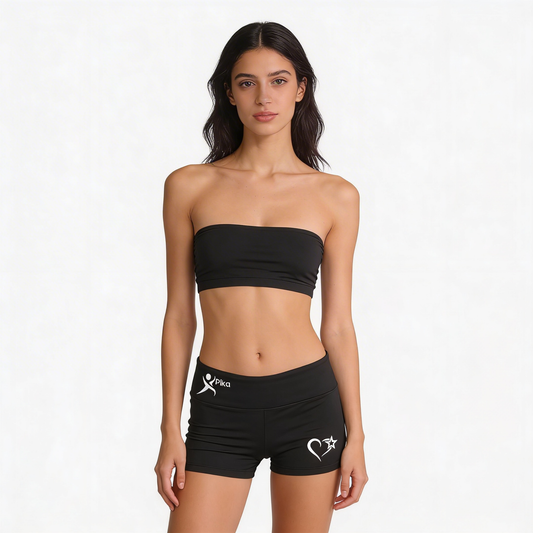 Heart & Stars Women's Active Fitness Sports Yoga Shorts for Running Gym Workout